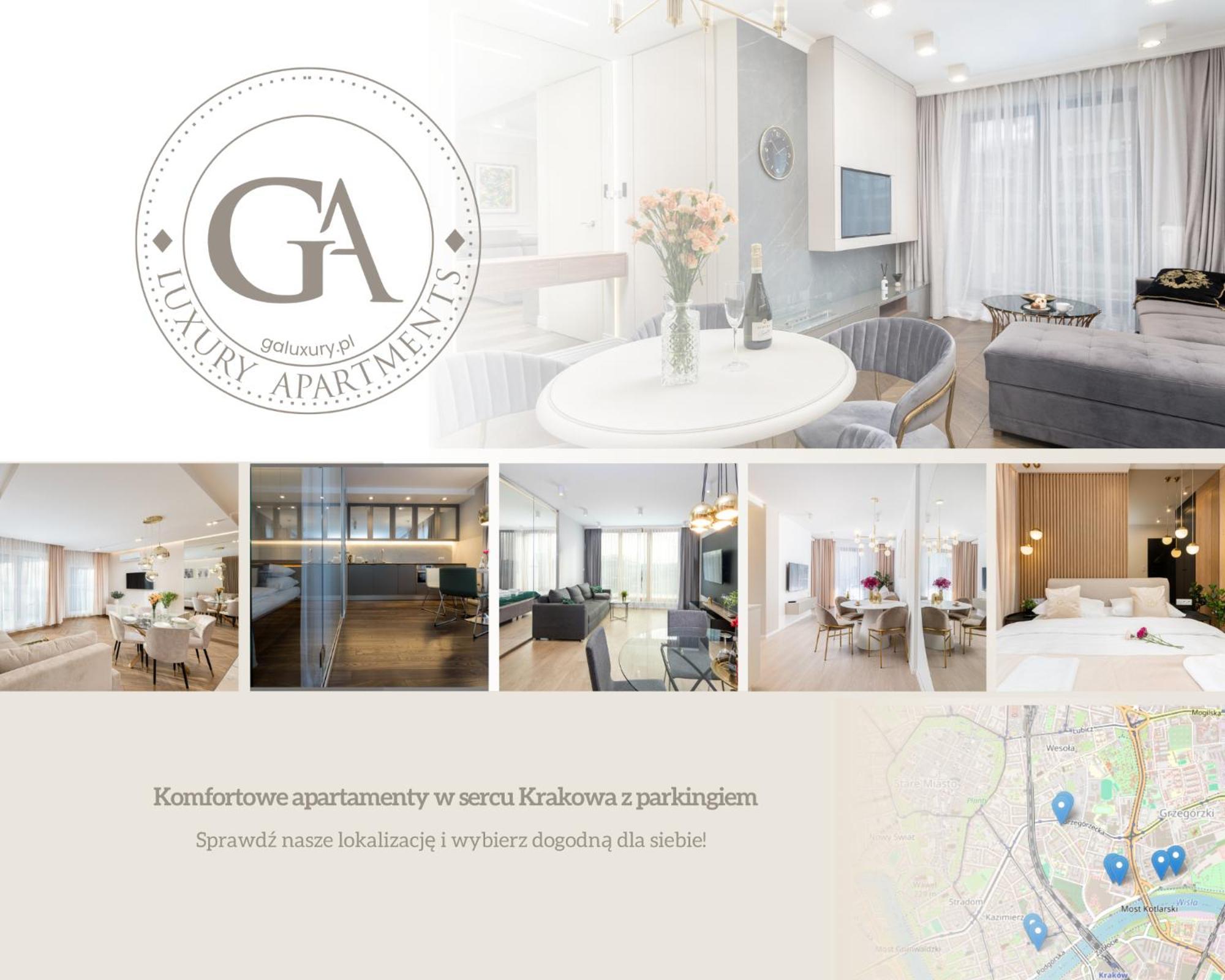 Ga Luxury Apartments W19 Kraków Eksteriør billede
